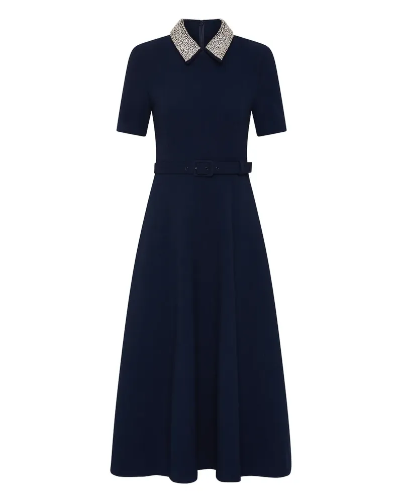 Rebecca Vallance Kleid mit verziertem Kragen - Blau Blau