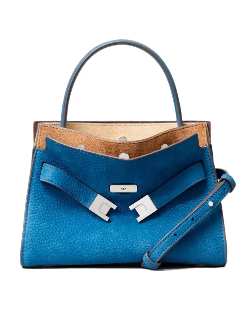 Tory Burch Petite Lee Radziwill Double Tasche - Blau Blau