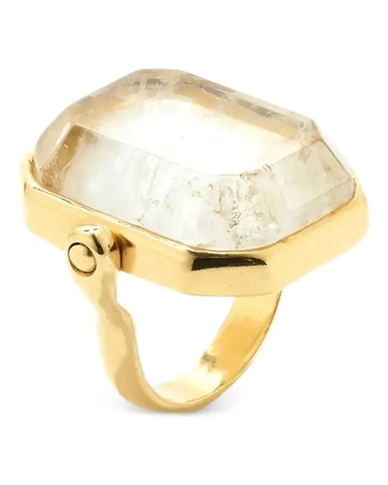 Goossens Paris Stones Ring mit Kristallen im Smaragdschliff - Gold Gold