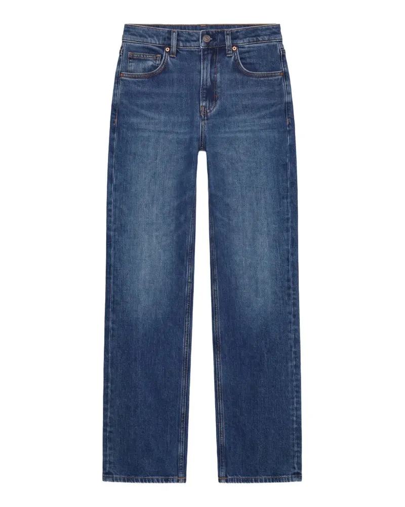 Reformation Gerade Miles Jeans - Blau Blau