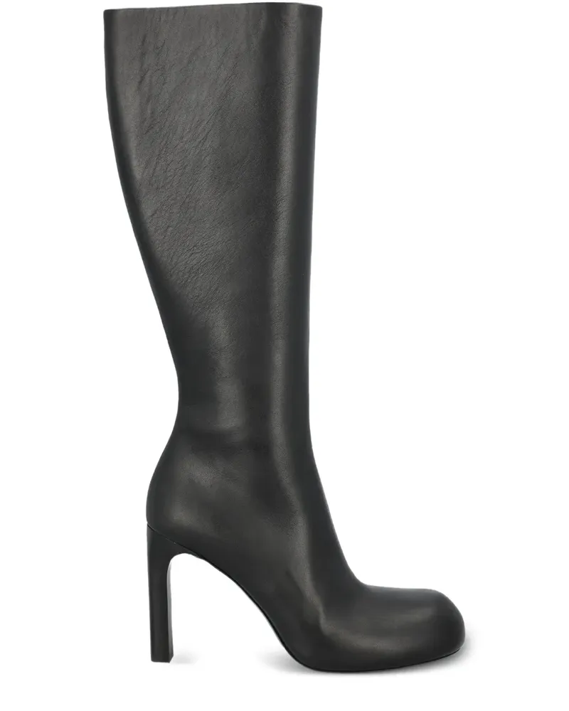 Balenciaga Stiefel mit eckiger Kappe 80mm - Schwarz Schwarz