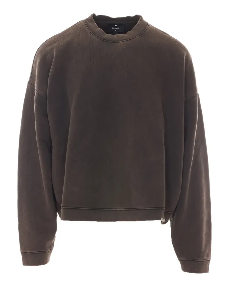 REPRESENT logo-embroidered sweatshirt - Braun Braun