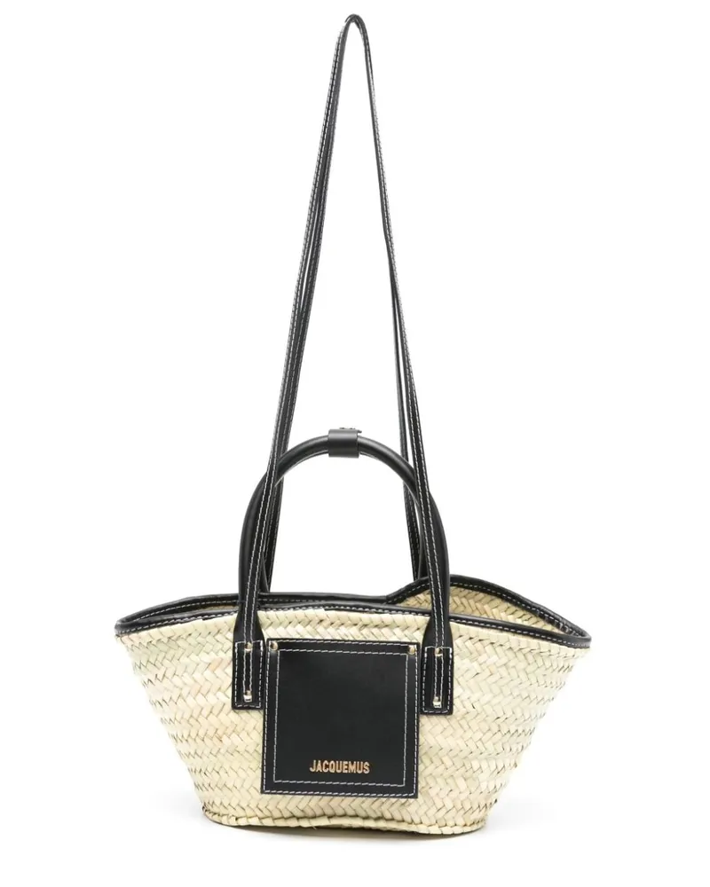 Jacquemus Le Petit Panier Soli Korbtasche - Nude Nude