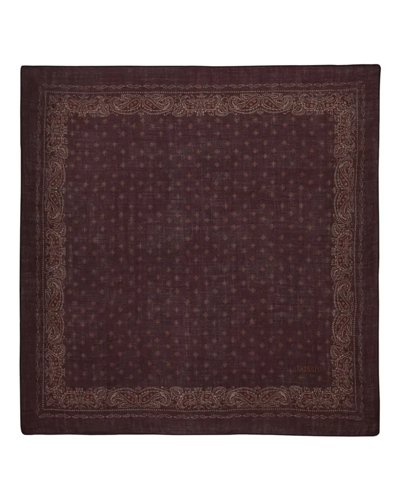 ba&sh Fary paisley-print scarf - Rot Rot