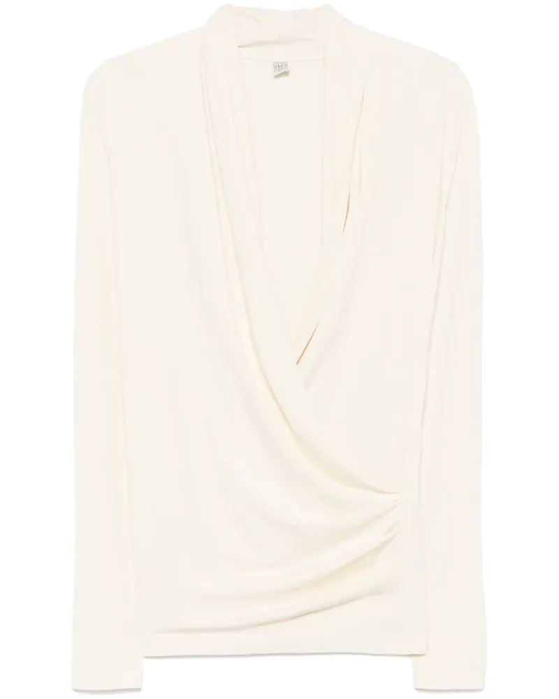 Totême Jerseyoberteil im Layering-Look - Nude Nude