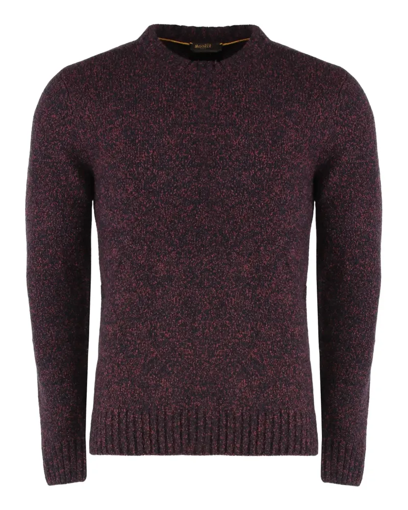 MOORER crew-neck knitted sweater - Rot Rot