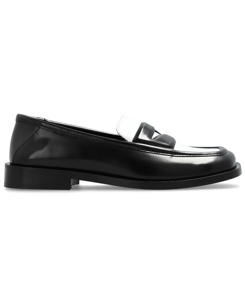 ATTICO Zweifarbige Amanda Loafer - Weiß Weiß
