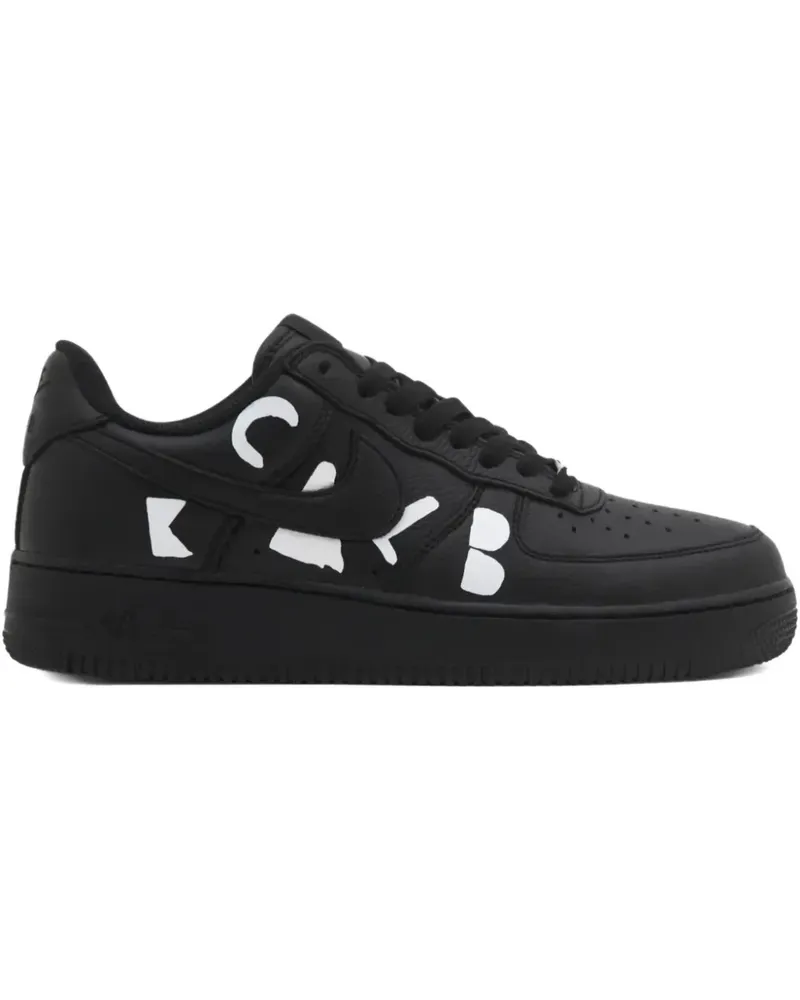 Comme des Garçons x Nike Air Force 1 Low Sneakers - Schwarz Schwarz