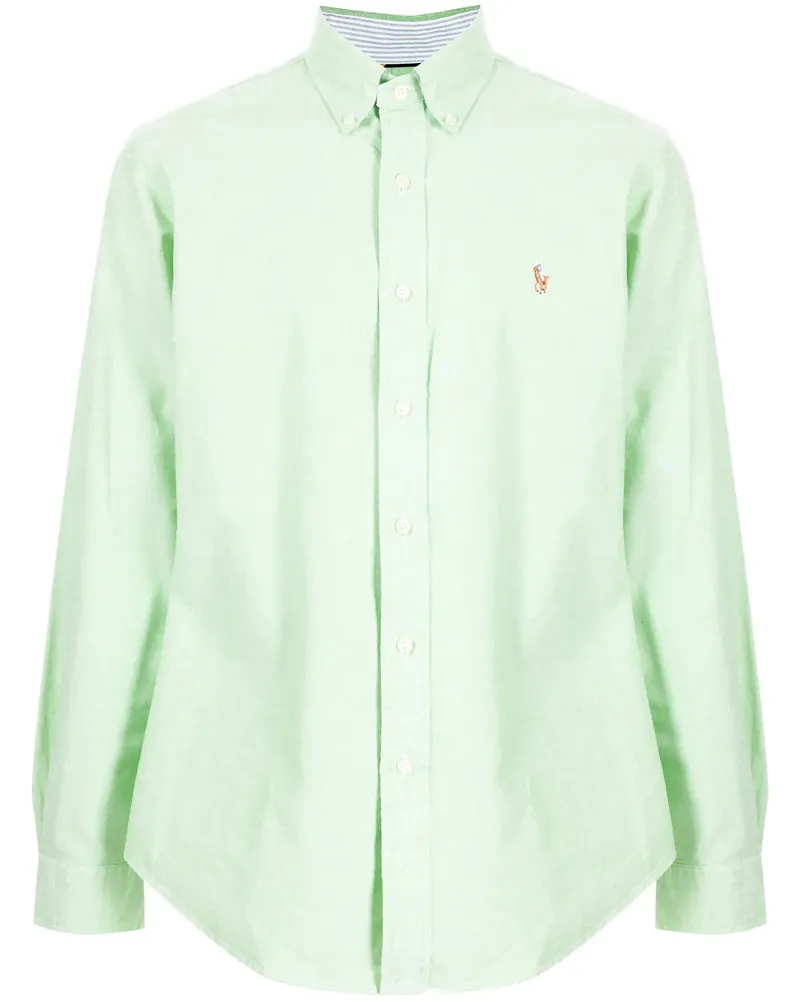 Ralph Lauren Hemd mit Logo-Stickerei - Grün Grün