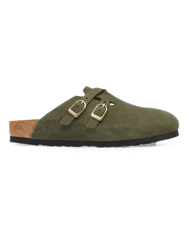 Birkenstock buckle-fastening suede sandals - Grün Grün