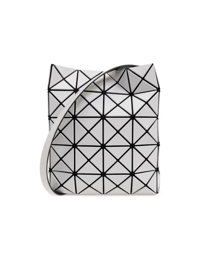 Issey Miyake Prism Matte Schultertasche - Weiß Weiß
