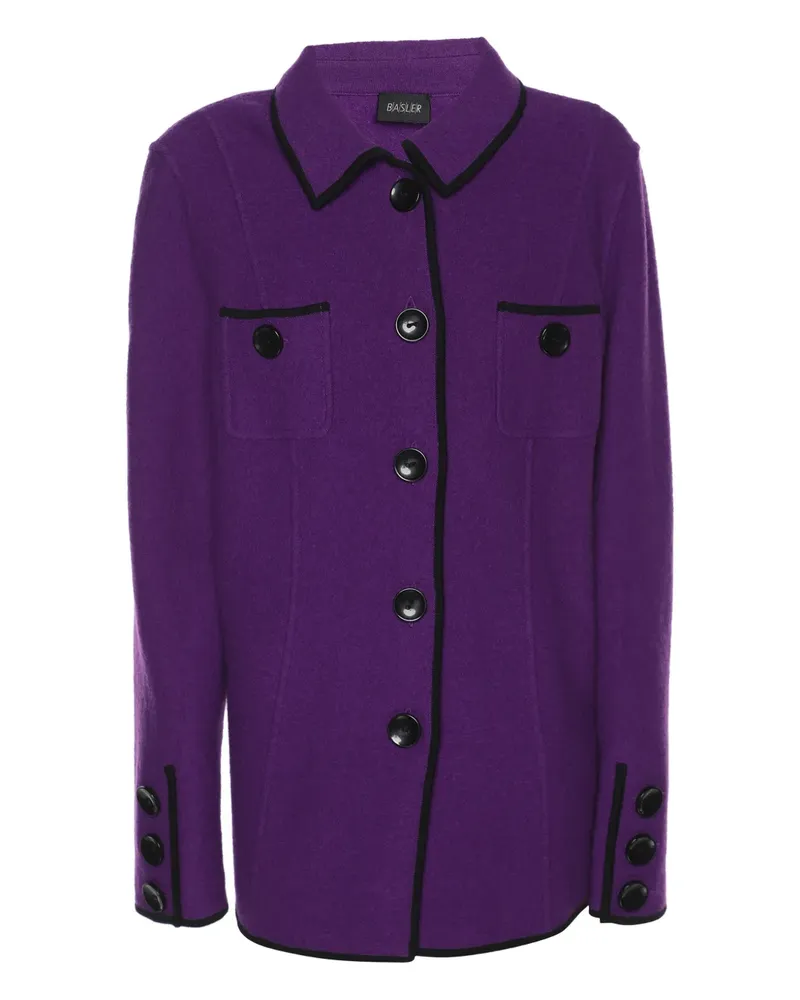 Basler Geknöpfte Jacke - Violett Violett