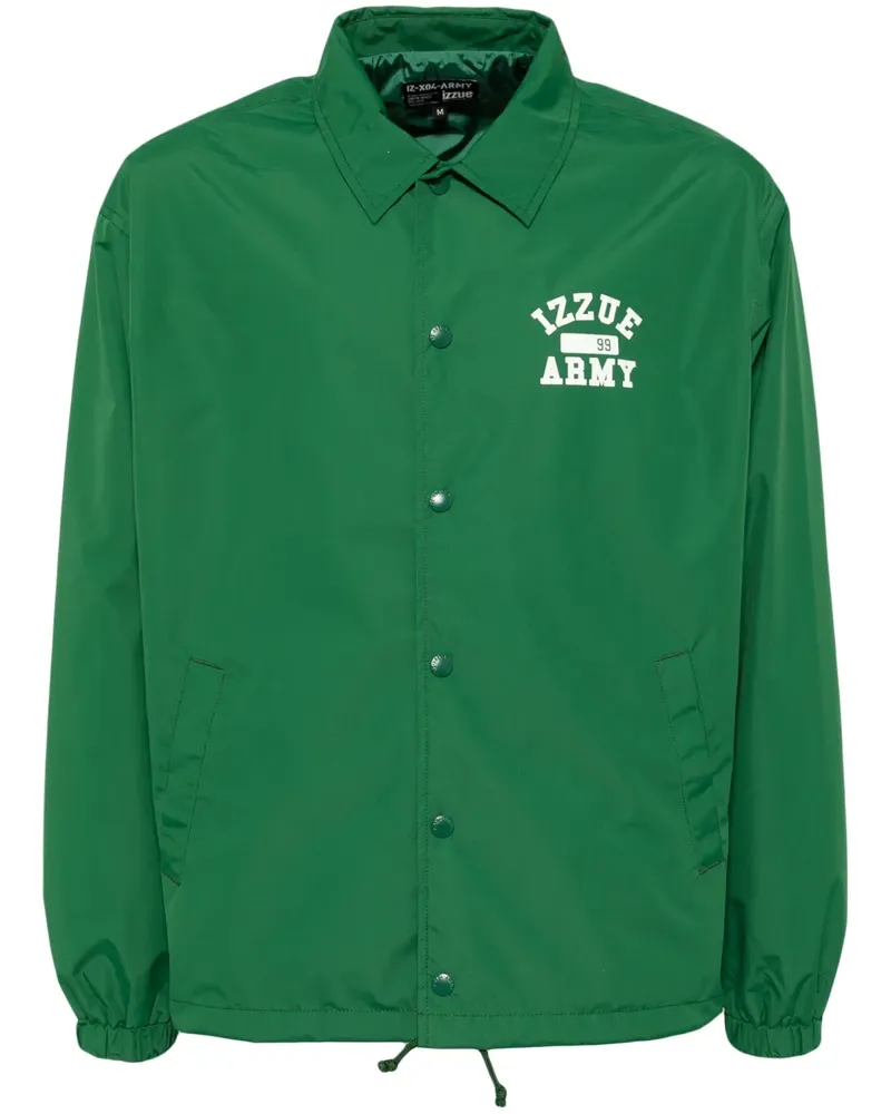 Izzue Jacke mit Logo - Grün Grün