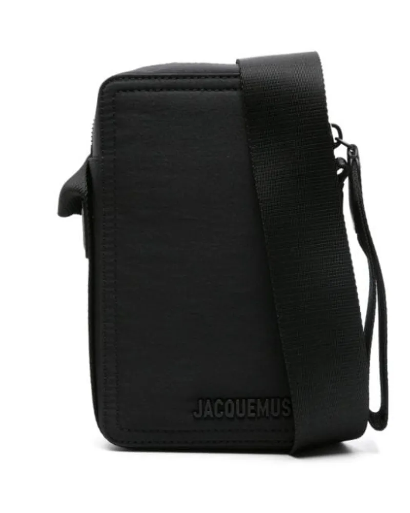 Jacquemus Vertikale Le Cuerda Kuriertasche - Schwarz Schwarz