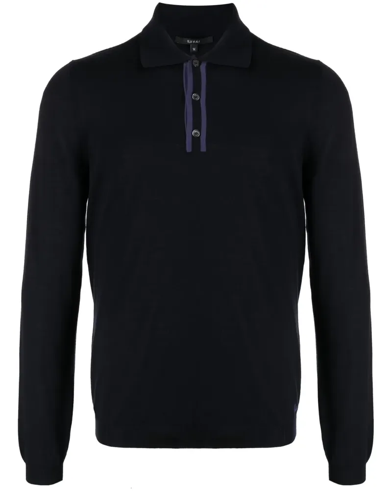 Gucci Poloshirt mit Logo-Stickerei - Blau Blau