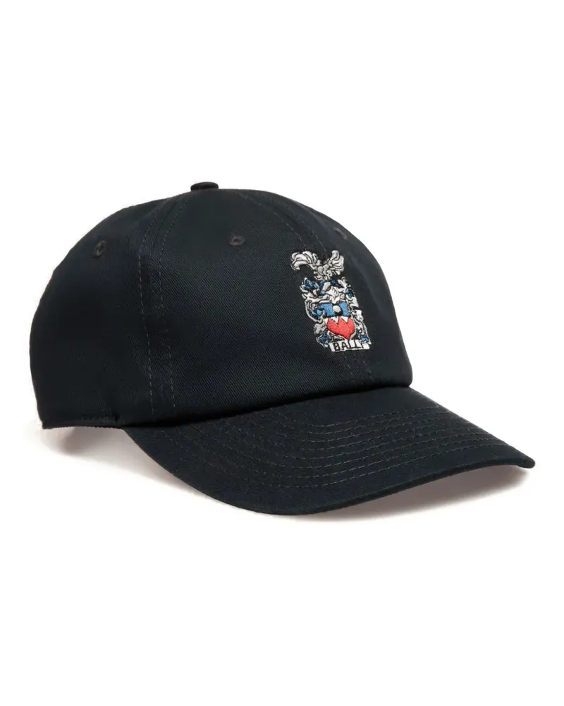 Bally Baseballkappe mit Wappen - Blau Blau