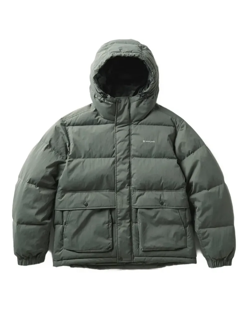 Snow Peak Everyday hooded padded jacket - Grau Grau