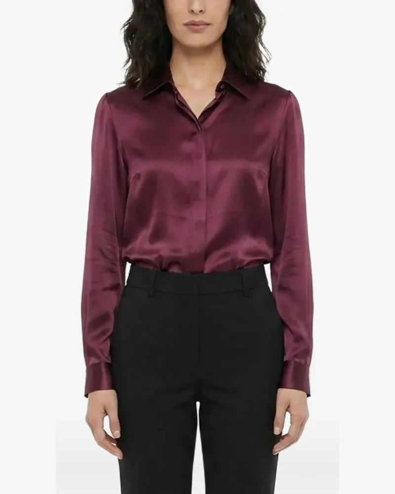 Dolce & Gabbana silk long-sleeve shirt - Violett Violett
