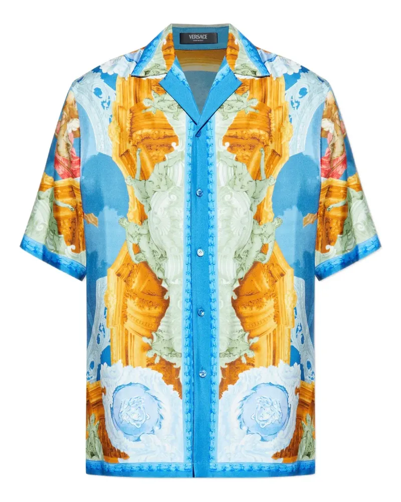 Versace Gallery short-sleeve shirt - Blau Blau