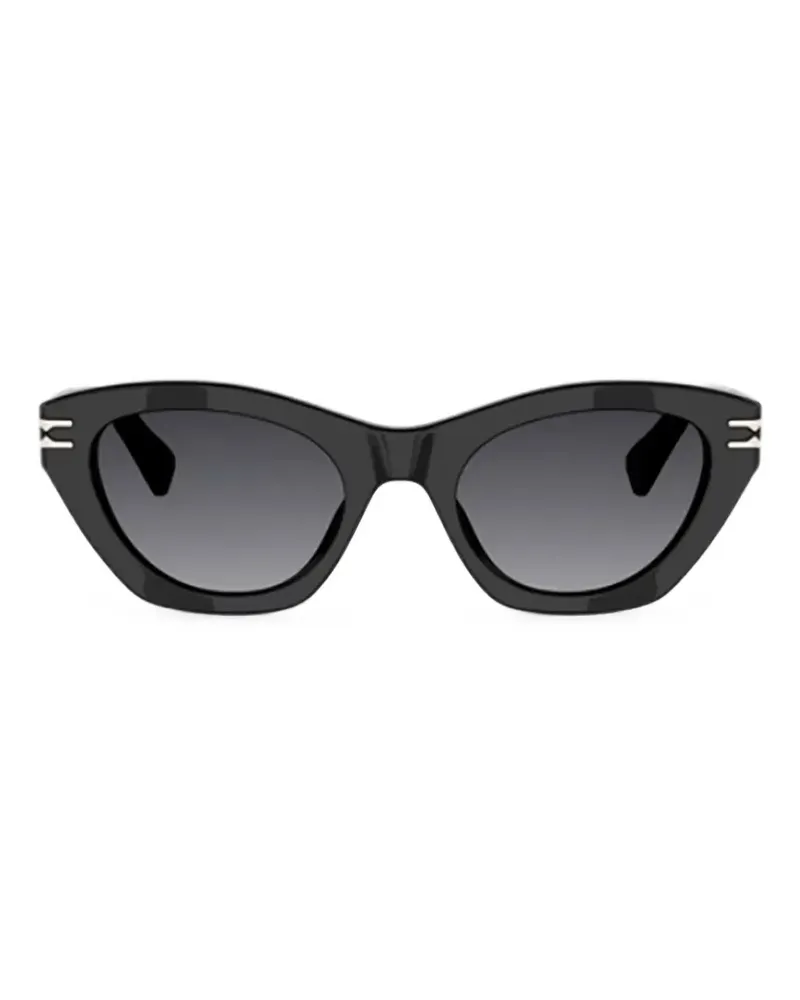 Bulgari cat-eye frame sunglasses - Schwarz Schwarz