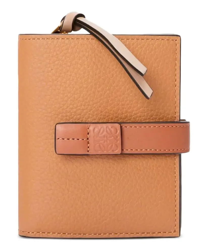 Loewe Portemonnaie mit Logo-Prägung - Nude Nude