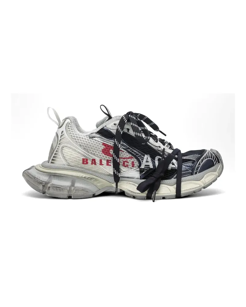 Balenciaga 3xl Split Logo Sneakers - Weiß Weiß