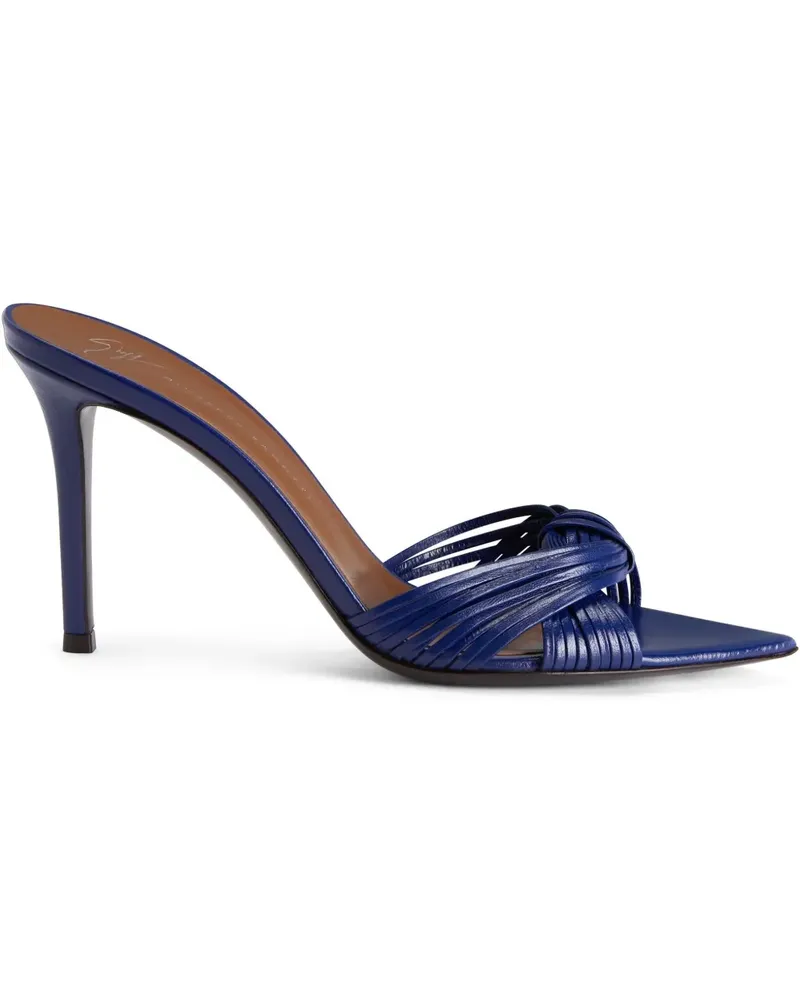 Giuseppe Zanotti Intriigo Knot Sandalen 90mm - Blau Blau