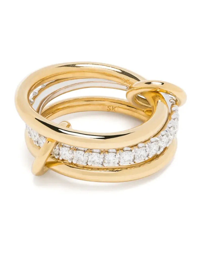 Spinelli Kilcollin 18kt Eros Goldring mit Diamant Gold