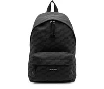 Rucksack mit BB-Muster - Schwarz