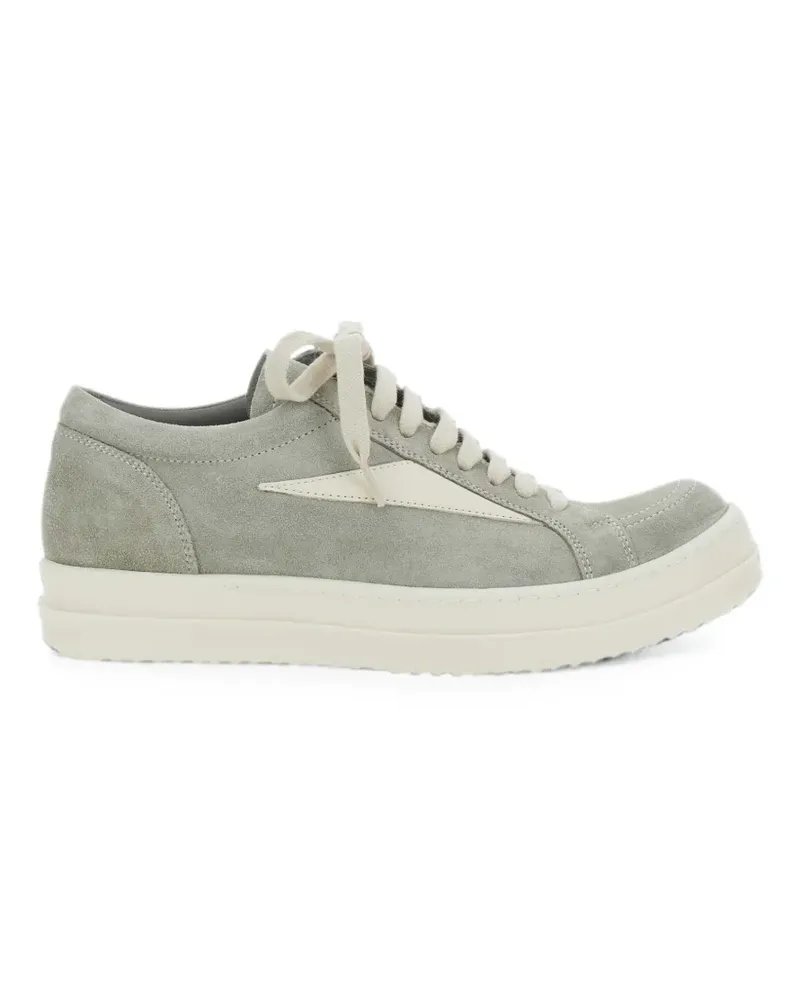Rick Owens suede low-top sneakers - Grau Grau