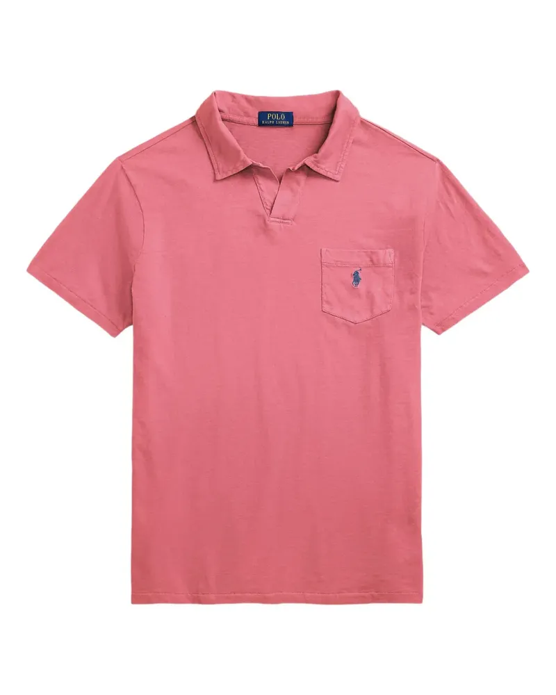 Ralph Lauren Poloshirt mit Polo Pony-Stickerei - Rosa Rosa