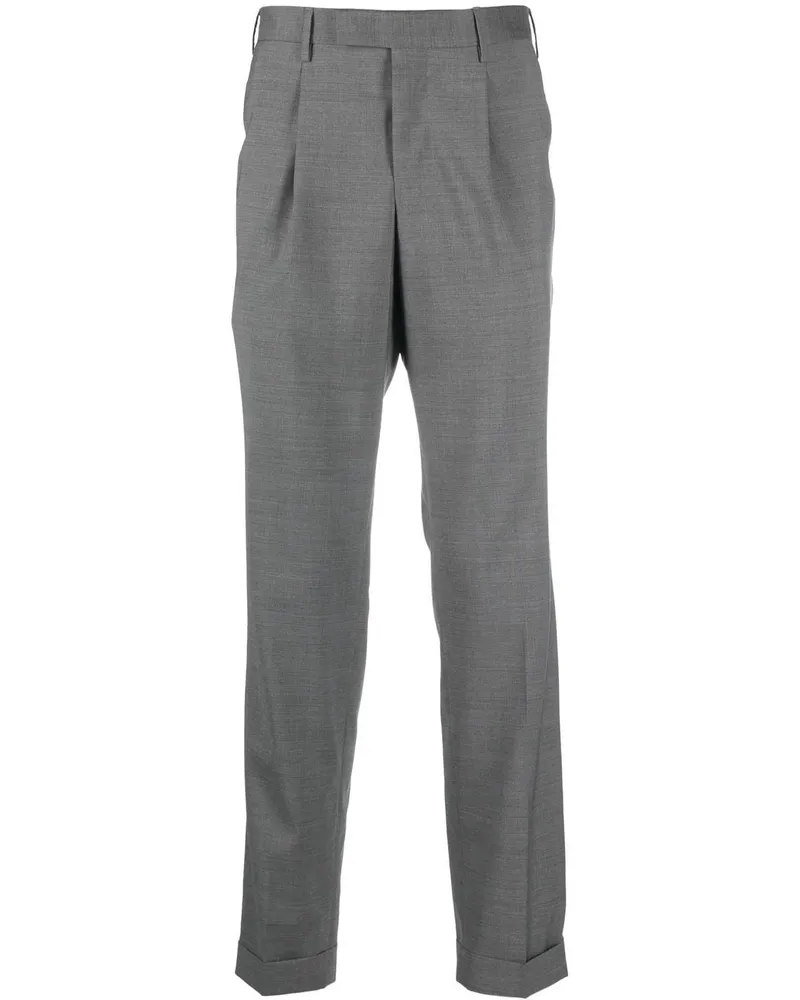 PT TORINO Klassische Tapered-Hose - Grau Grau