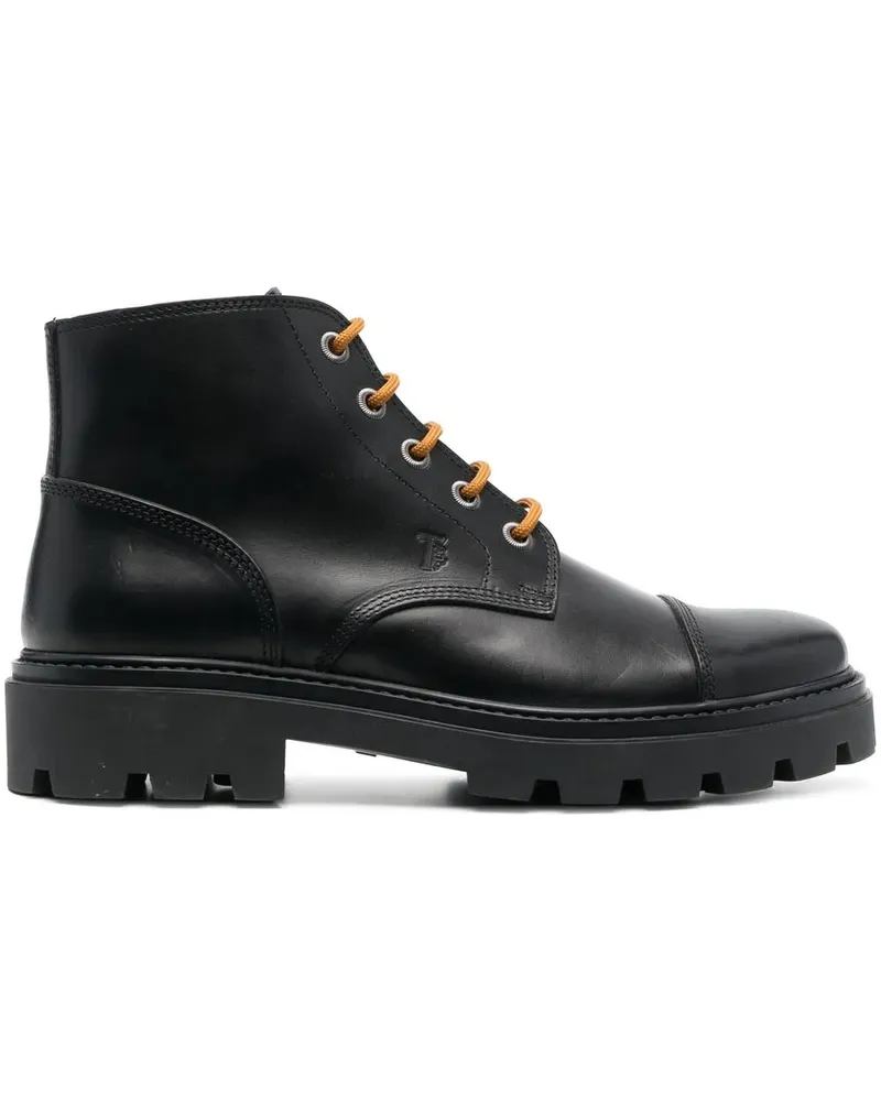 TOD'S Klassische Schnürstiefel - Schwarz Schwarz