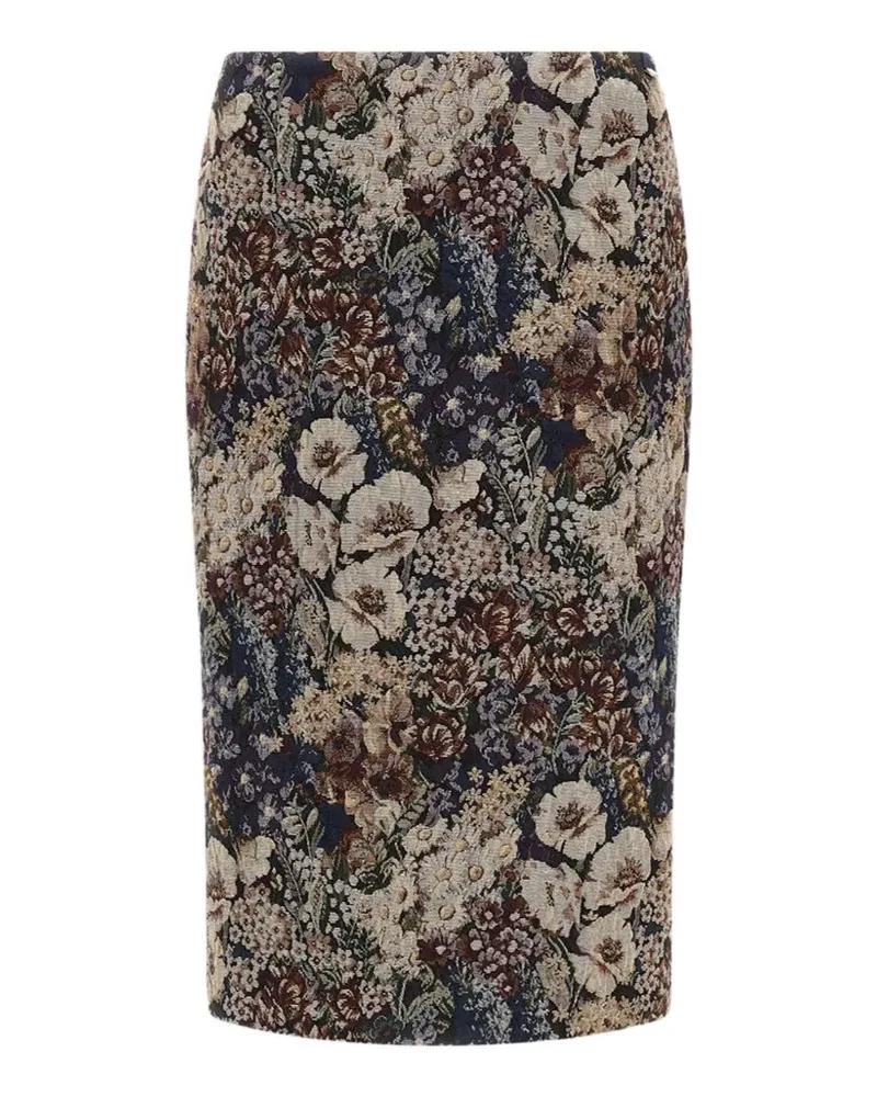 Herno Rock mit Blumenmuster - Nude Nude