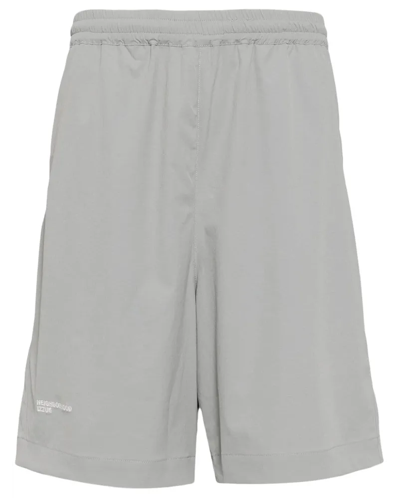 Izzue x Neighborhood Joggingshorts mit Logo-Detail - Grau Grau