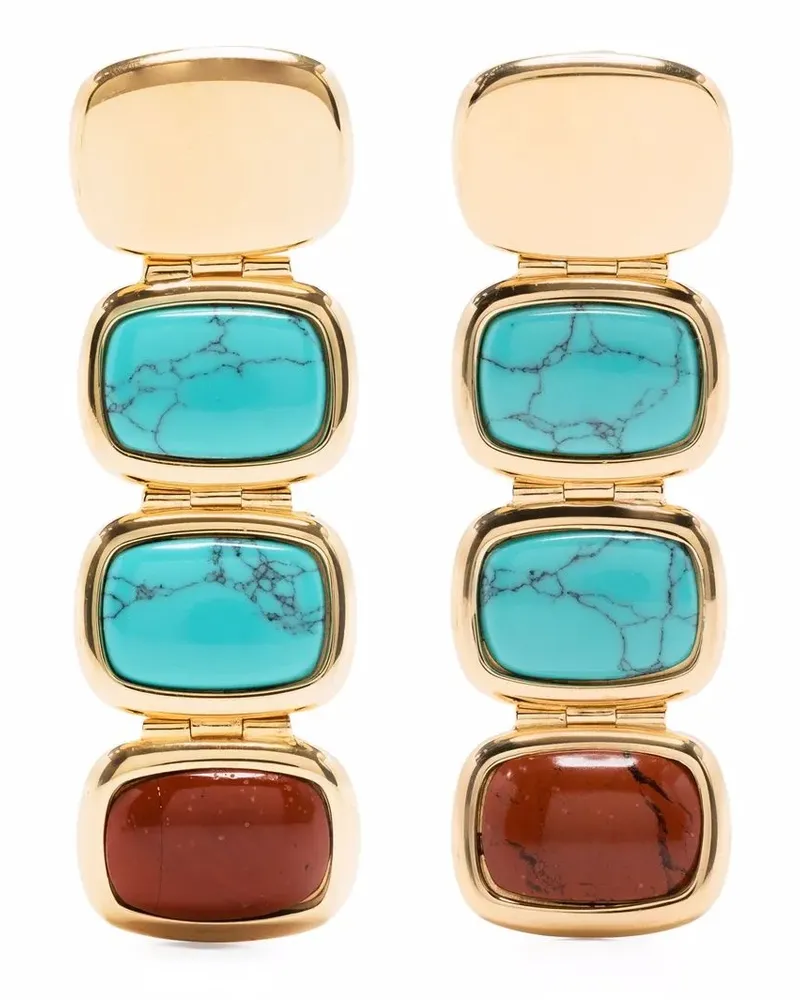 IVI Collection Skinny Toy Ohrringe aus 18kt Gold Gold