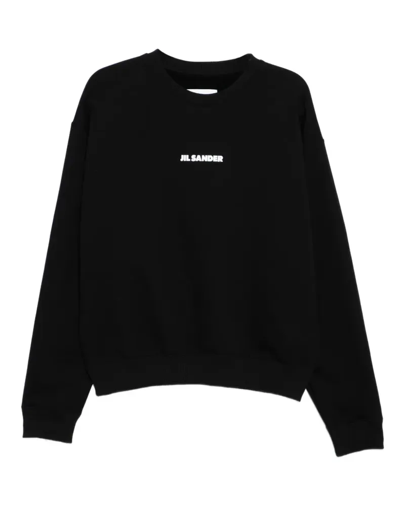 Jil Sander logo-print sweatshirt - Schwarz Schwarz