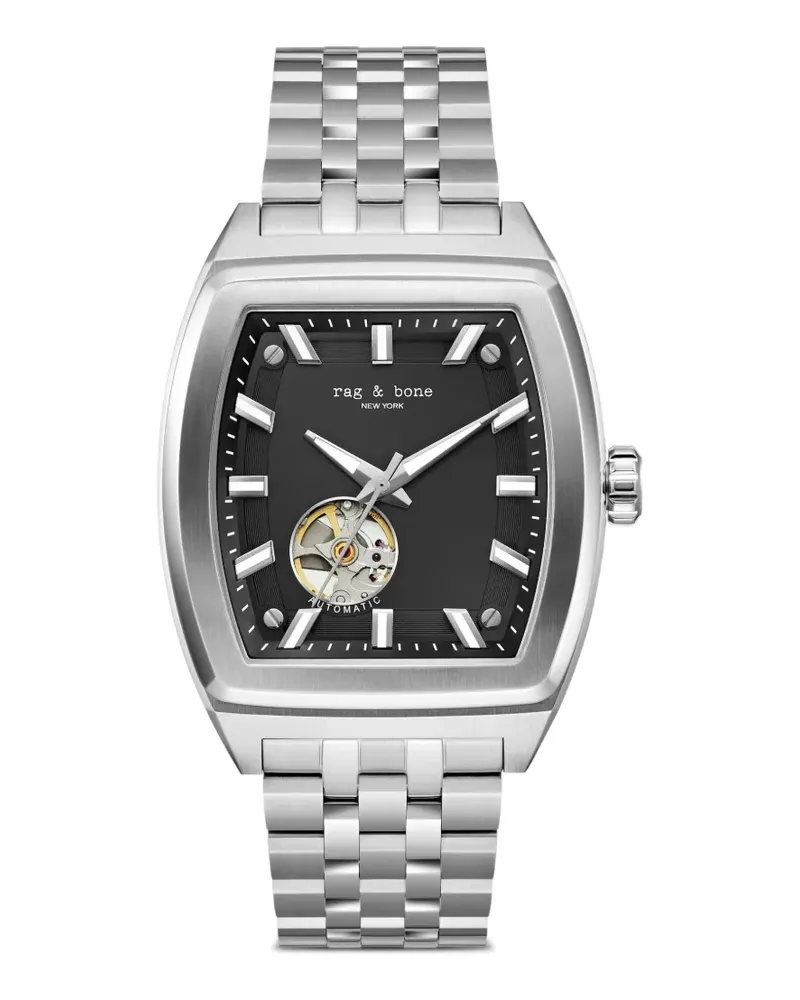 Rag & Bone Automatische Mercer Armbanduhr 41mm - Schwarz Schwarz