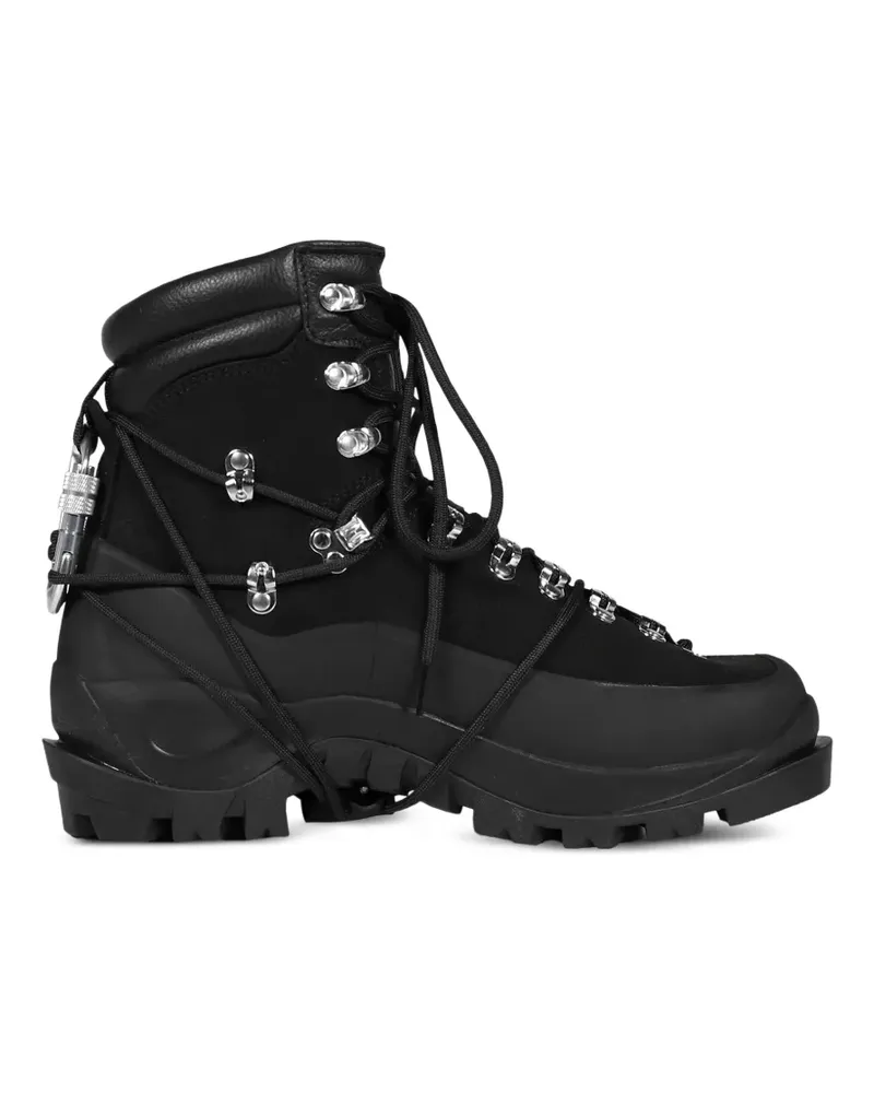 Heliot Emil Wanderstiefel mit Karabiner - Schwarz Schwarz