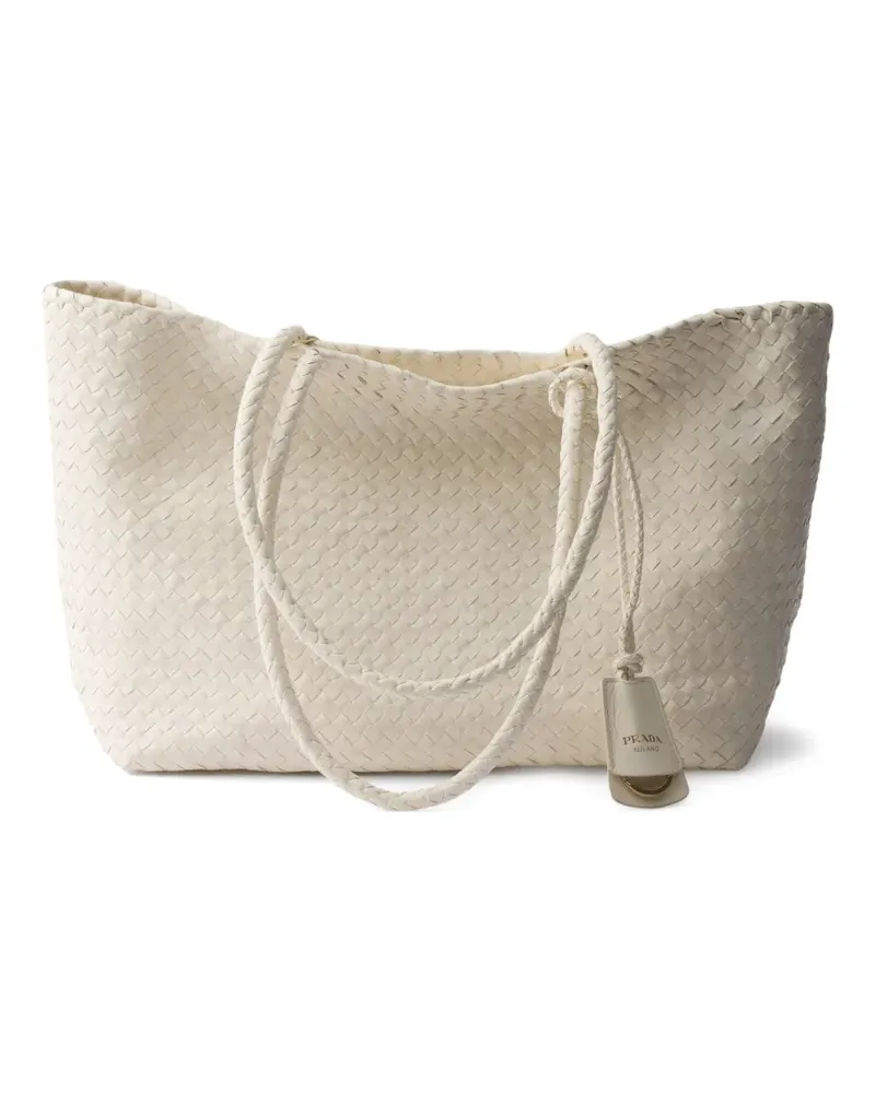 Prada Großer Shopper - Weiß Weiß