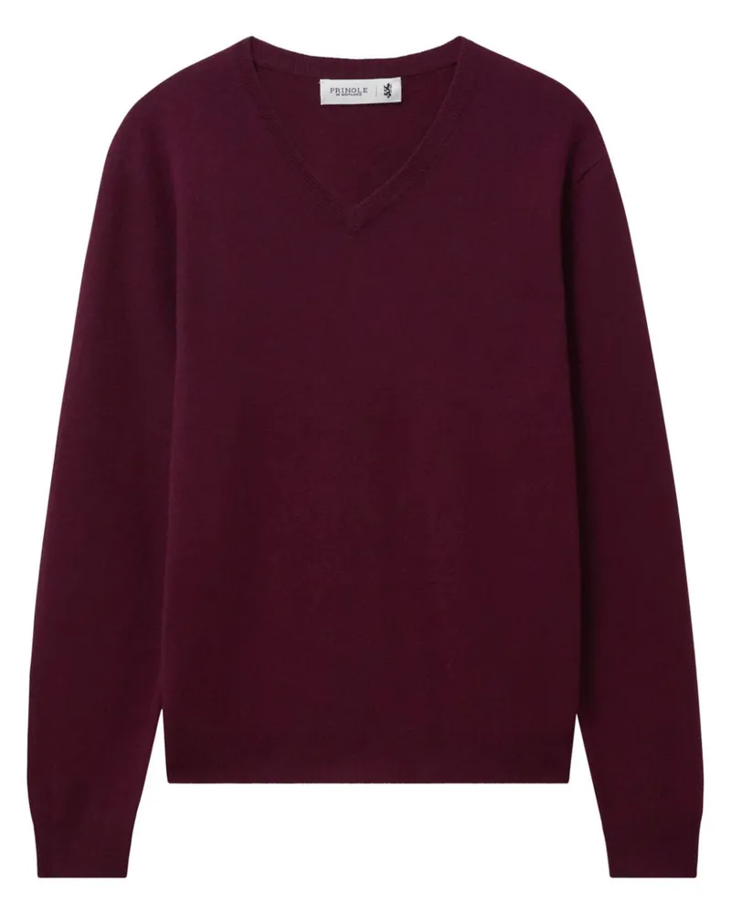 Pringle of Scotland Kaschmirpullover mit V-Ausschnitt - Rot Rot