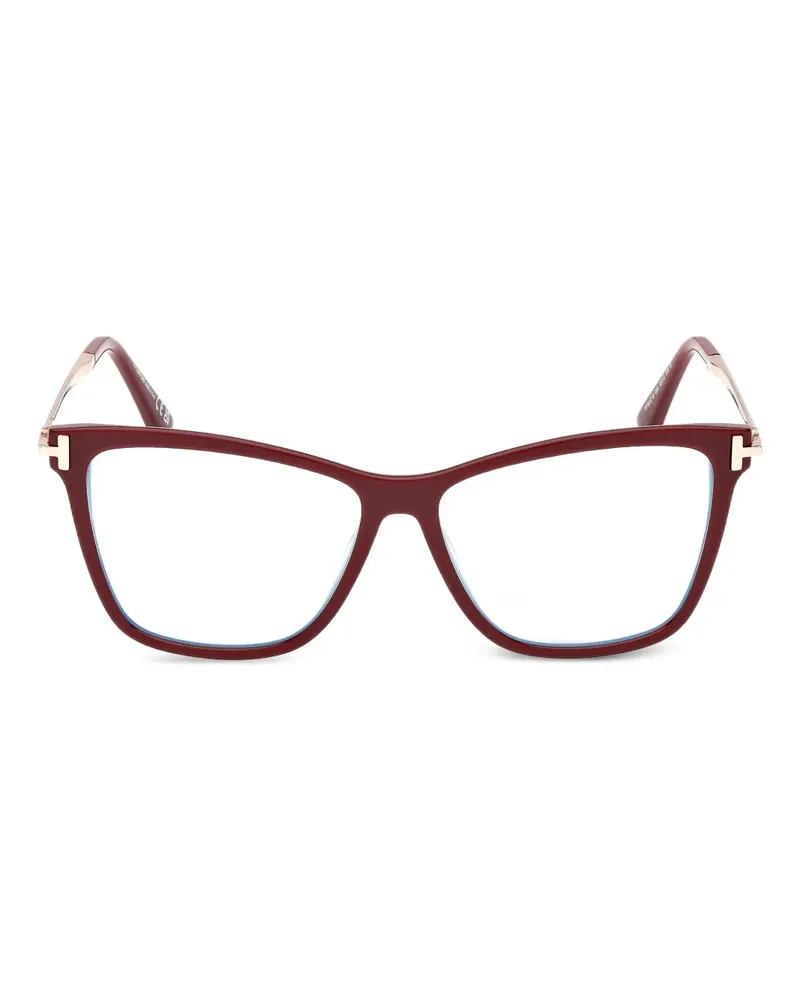 Tom Ford Klassische Cat-Eye-Brille - Rot Rot