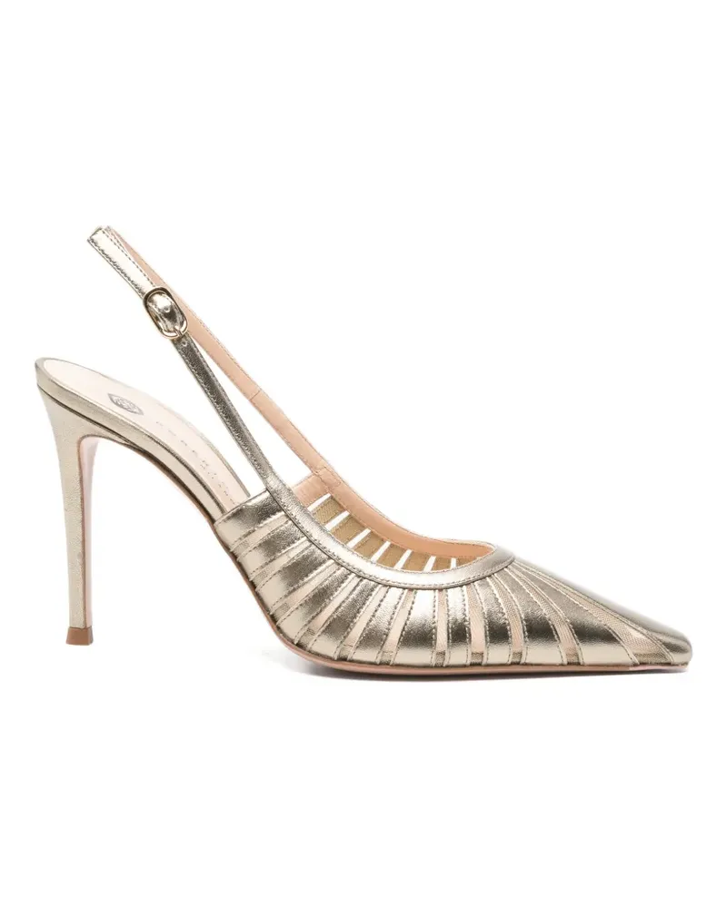FESTA Milano cut-out slingback sandals - Gold Gold