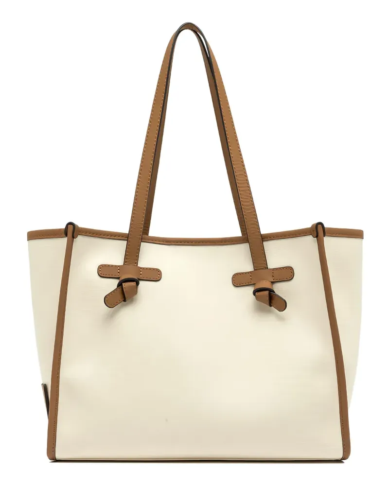 Gianni Chiarini Marcella Schultertasche mit Knoten - Nude Nude