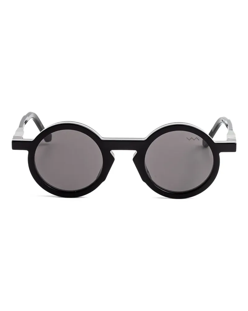 VAVA EYEWEAR Sonnenbrille mit rundem Gestell - Schwarz Schwarz