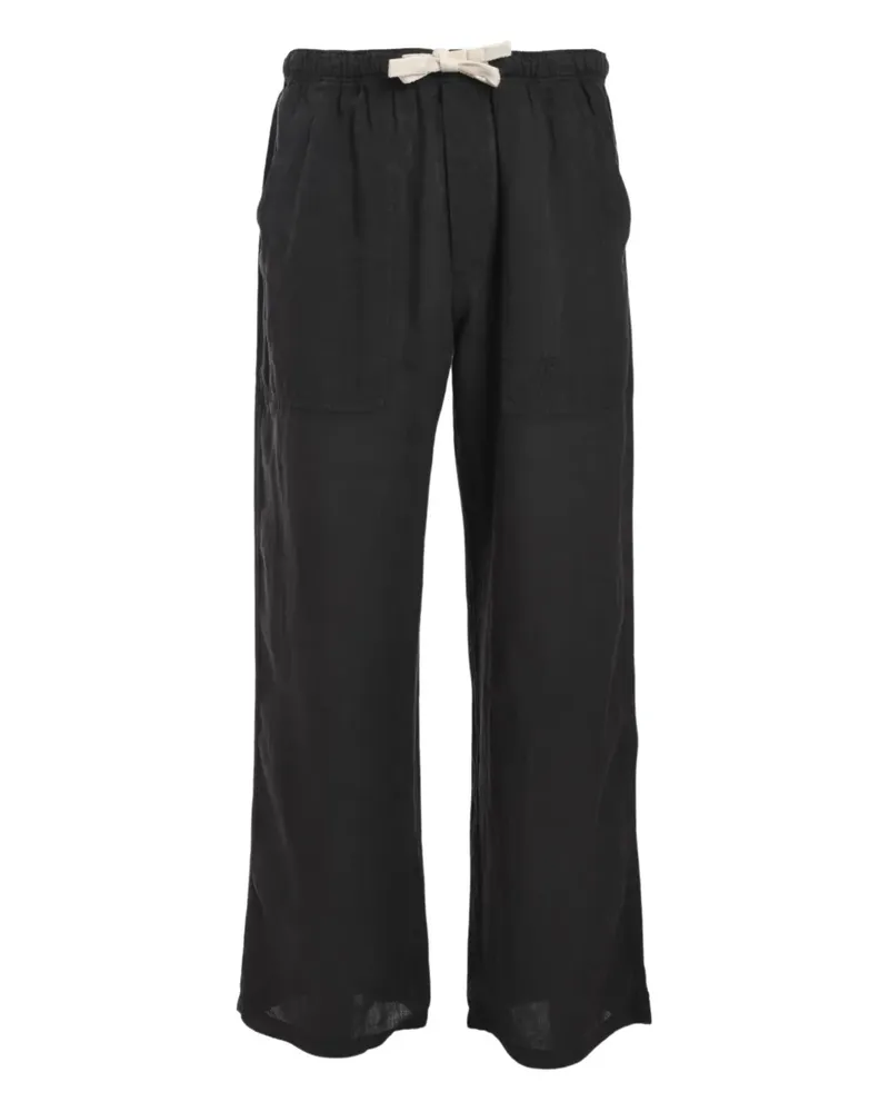 Palm Angels Hose mit Kordelzug - Schwarz Schwarz
