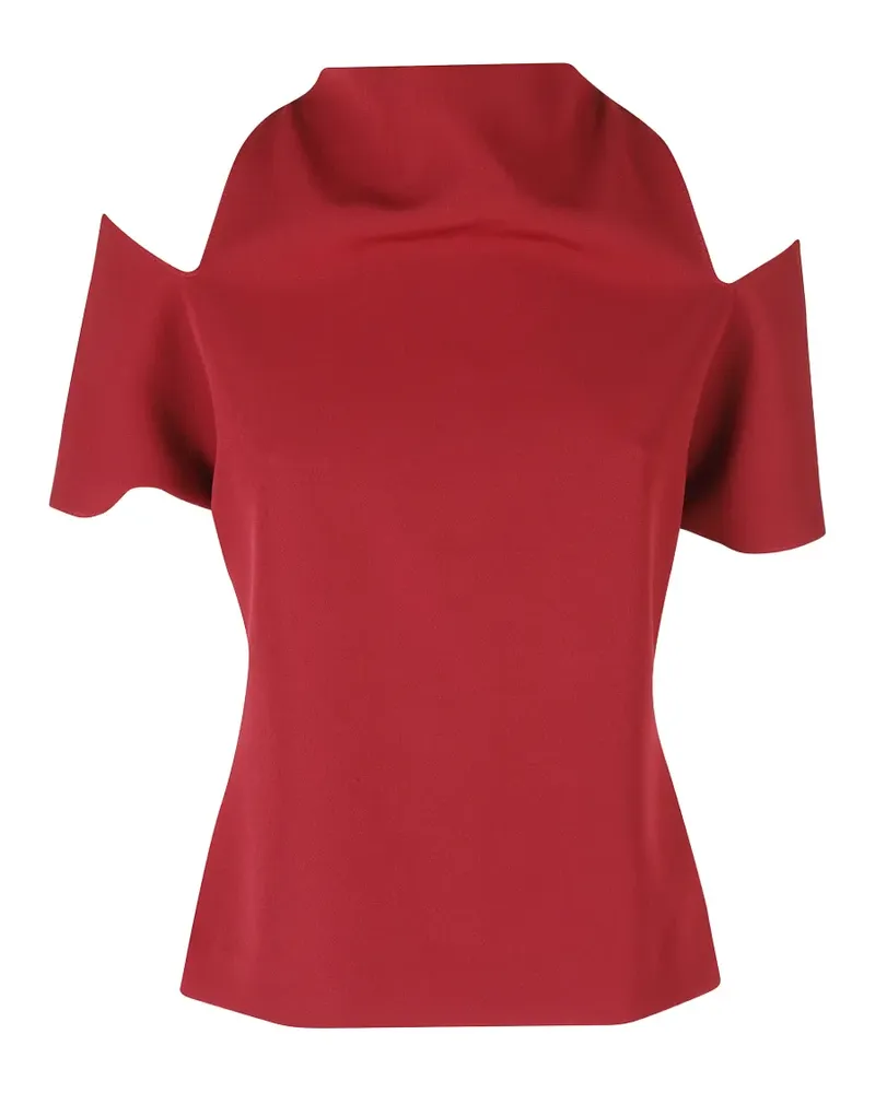 Federica Tosi cold-shoulder blouse - Rot Rot