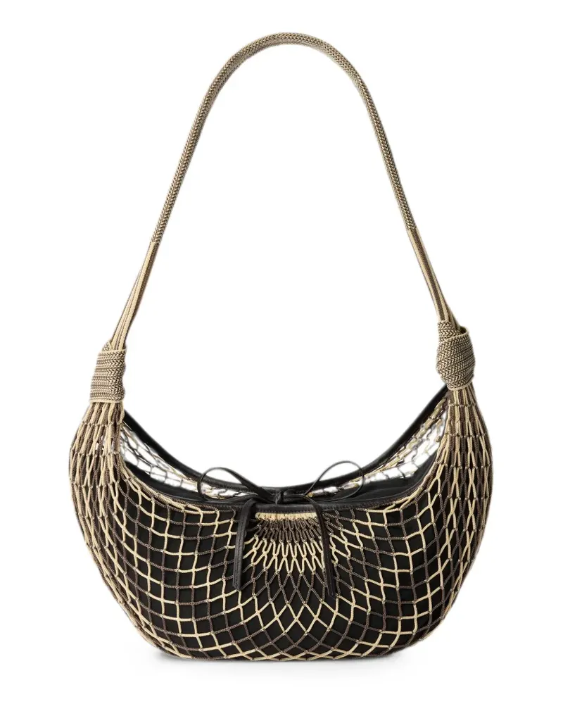 Christophe Lemaire Croissant Filt bag - Schwarz Schwarz