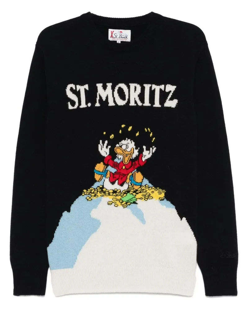 MC2 Saint Barth x Disney Heron Pullover - Schwarz Schwarz