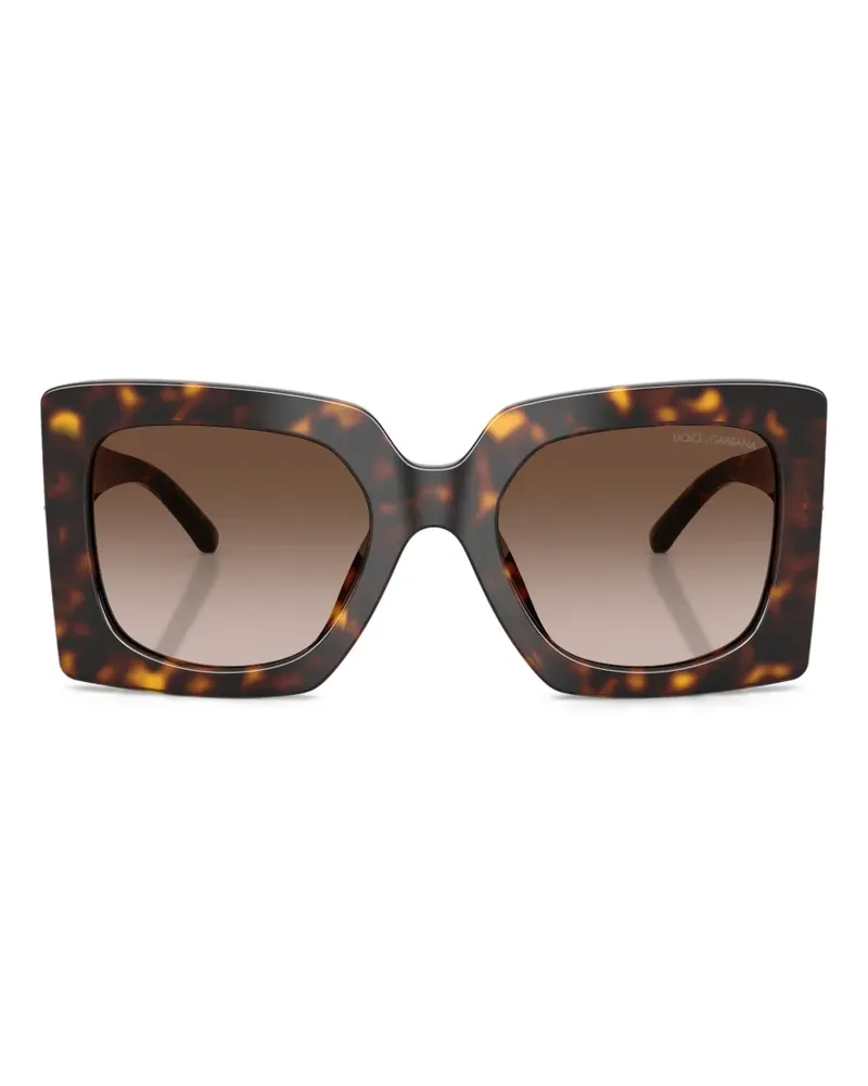 Dolce & Gabbana Eckige Sonnenbrille - Braun Braun